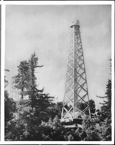 Sixty-foot tower telescope at Mount Wilson Observatory, ca.1930