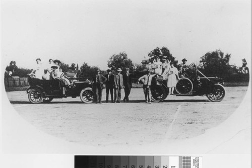 Photograph of Sutter High School Girls Basketball team 1909