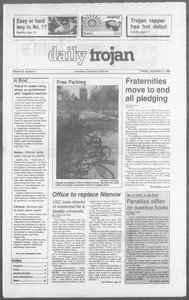 Daily Trojan, Vol. 110, No. 6, September 12, 1989
