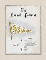 San Jose State Normal School Pennant 1899-05 (May 1899)