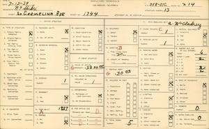 WPA household census for 1744 SOUTH CARMELINA AVE, Los Angeles
