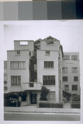 Associated Charities Building, San Francisco: [exterior, view of front of buiding]
