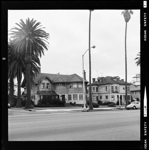 Houses on Ocean Avenue, Santa Monica