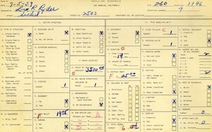 WPA household census for 2503 SICHEL, Los Angeles