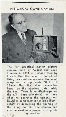 Cameraman Francis Doublier