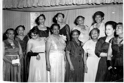 Group photograph of women's club members