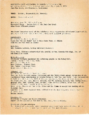 California State Association of Colored Women's Clubs, Inc. sixty seventh annual state convention June 28-July 1, 1973 agenda