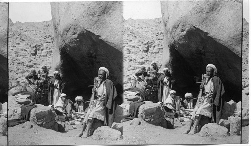 Ancient Bedouin in the young men’s camp. Palestine