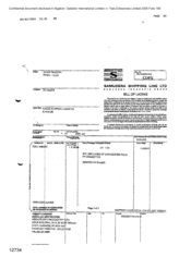[Bill of Lading from Adam trading to Aaras Shipping Agencies regarding Dorchester Gold FF cigarettes]