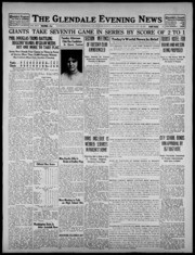 The Glendale Evening News 1921-10-12