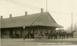 Carson City, Nevada. Railroad Station