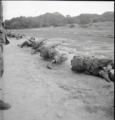 Grenade training at Fort Ord