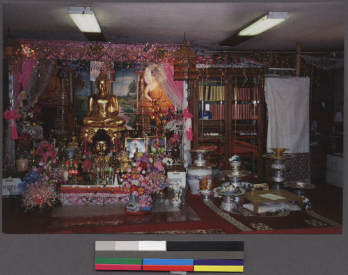 Interior of Glory Buddhist Temple, Lowell, Massachusetts