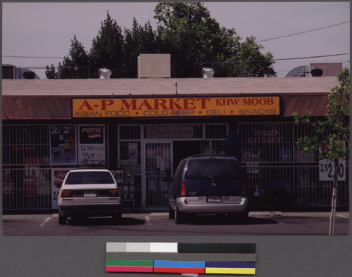 A-P market on East Olive Avenue, Fresno, California