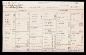 WPA household census for 1533 E 23RD STREET, Los Angeles
