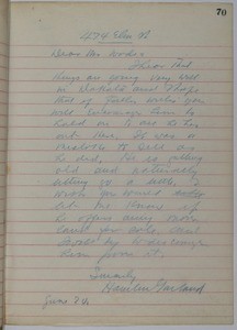 Hamlin Garland, letter, 1902-06-20, to Mr. Wade