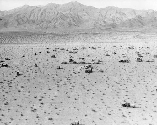 War games spread over desert