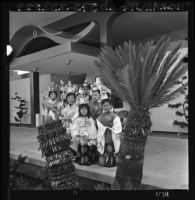 Japanese American children at temple dedication, Los Angeles, 1966