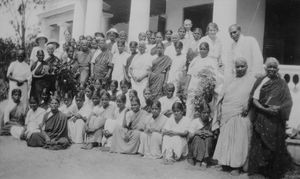 Cuddalore, South Arcot District, India. The women evangelist meeting at Darisanapuram, October