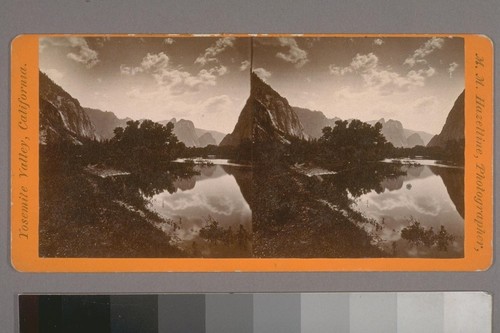 [View of lake and mountains.] Photographer's series: Yosemite Valley, California