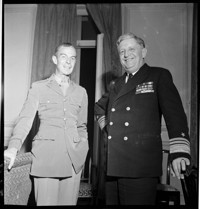 [Brigadier-General Ralph Clifford Tobin with admiral]