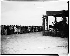 Easter Services... Green Hills Memorial Park, San Pedro, 1952