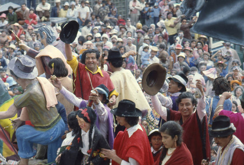 Procession at the Blacks and Whites Carnival, Nariño, Colombia, 1979