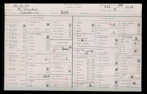WPA household census for 3111 S CAROLINE, Los Angeles County