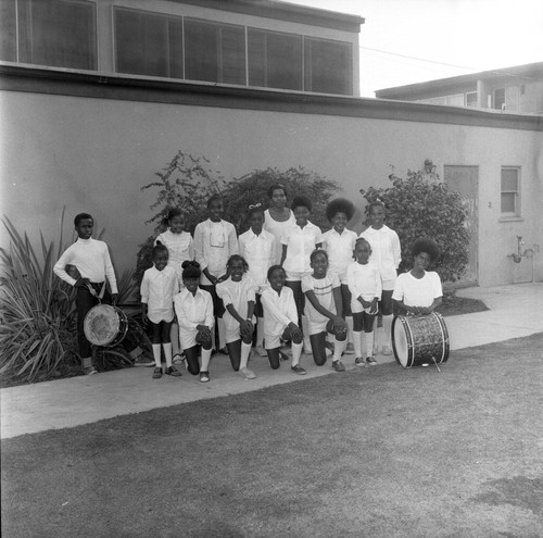 Drill Team outside