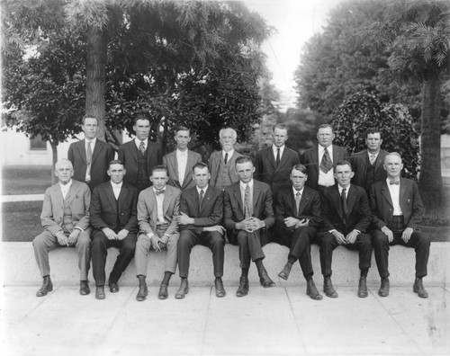 Jurors and Officials, People vs. Condley, Visalia, Calif., 1921