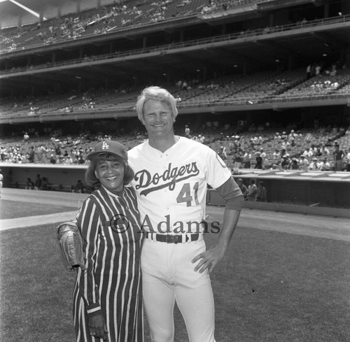 Ethel Bradley and Jerry Reuss, Los Angeles, 1984