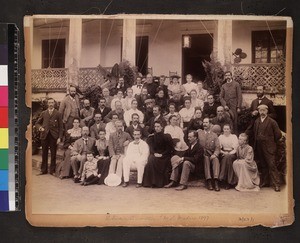 Group portrait of South India Committee, Madras, India, 1897