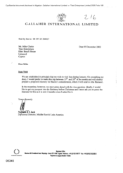 [Letter from Norman BS Jack to Mike Clarke regarding Iran visit]