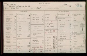 WPA household census for 322 E 16TH ST, Los Angeles
