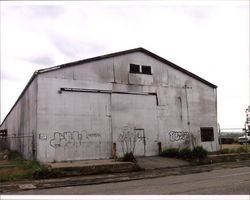 Front facade of warehouse at 317 First Street, Petaluma, California, Sept. 25, 2001