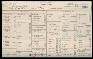 WPA household census for 1974 SANTEE, Los Angeles