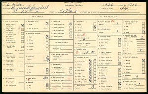 WPA household census for 417 1/4 EAST 27TH STREET, Los Angeles