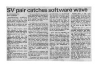 SV pair catches software wave
