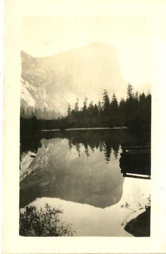 Mt. Watkins, Mirror Lake foreground