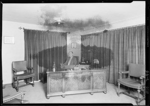 J.B. Melim in his office, 866 South Western Avenue, Los Angeles, CA, 1929