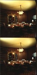 Interior of the Sebastiani Vineyards Room room at Au Relais Restaurant, 691 Broadway, Sonoma, California, 1981