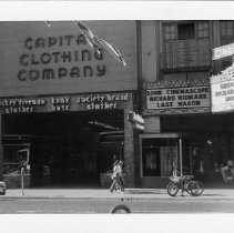 Capital Clothing Company and the Fox Senator Theatre
