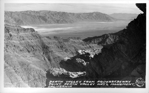 Death Valley From Aguerreberry Point, Death Valley Nat'l Monument, California