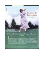Failure Is Impossible: Marion Hollins' Vision Shaped the Legacy of Pasatiempo