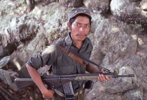 Armed guerrilla, La Palma, 1983