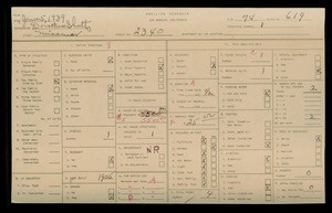 WPA household census for 2340 MIRAMAR, Los Angeles