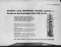 Another new Safeway Store opens...to serve the beautiful Felton area!