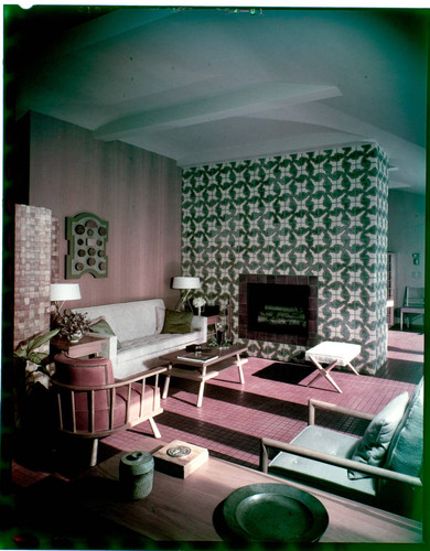 Pace Setter House of 1951: Color and "Rejects". Living room