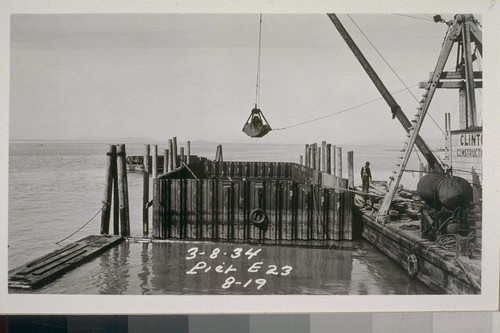 Piers E23-39, E23A-27A; East Bay Approach, Lower Deck, 1934--No. 1-144