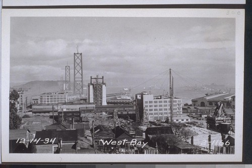 Piers 2-6, Caisson Fender, West Bay, 1934-35--No. 151-338